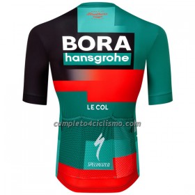 Maglia 2023 BORA-Hansgrohe Manica Corta Verde Nero